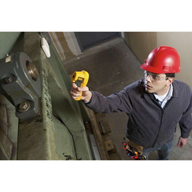 Infrared Thermometer rated IP54 for Dust and Water Resistance and Up to 10:1 Distance to Spot